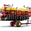 Sembradora de grano fino W650 Autotrailer Super Walter – sistema de traslado con discos de siembra visibles, vista de perfil