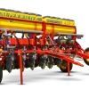 Sembradora de grano fino W630 3 Puntos Super Walter – enganche tres puntos con tolvas amarillas y discos de siembra